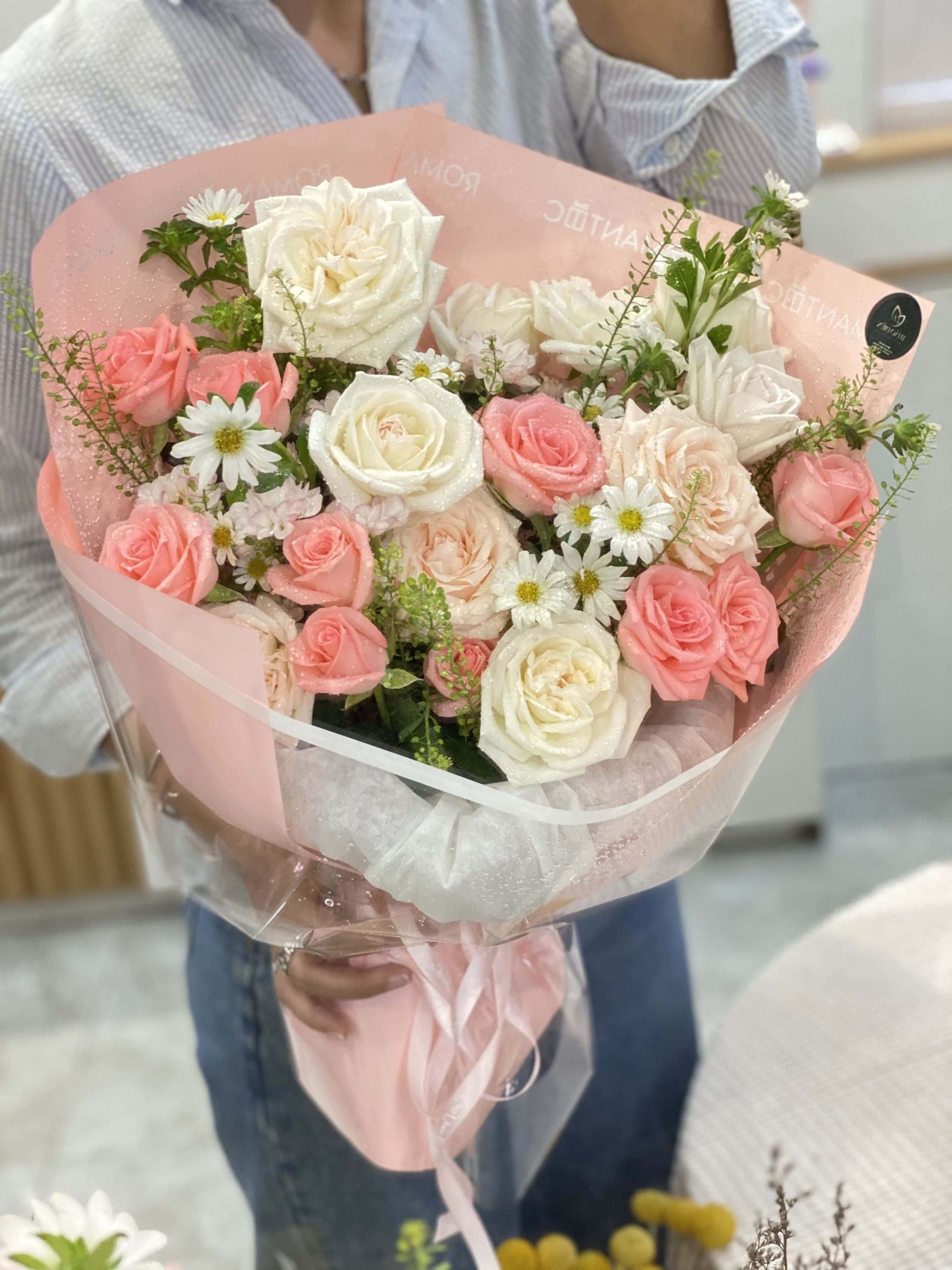 TD11 - Bó Hoa Hồng Pastel Ngọt Ngào - Ảnh 2