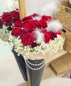 TD23 - Bó Hồng Ecuador Ốc Quế