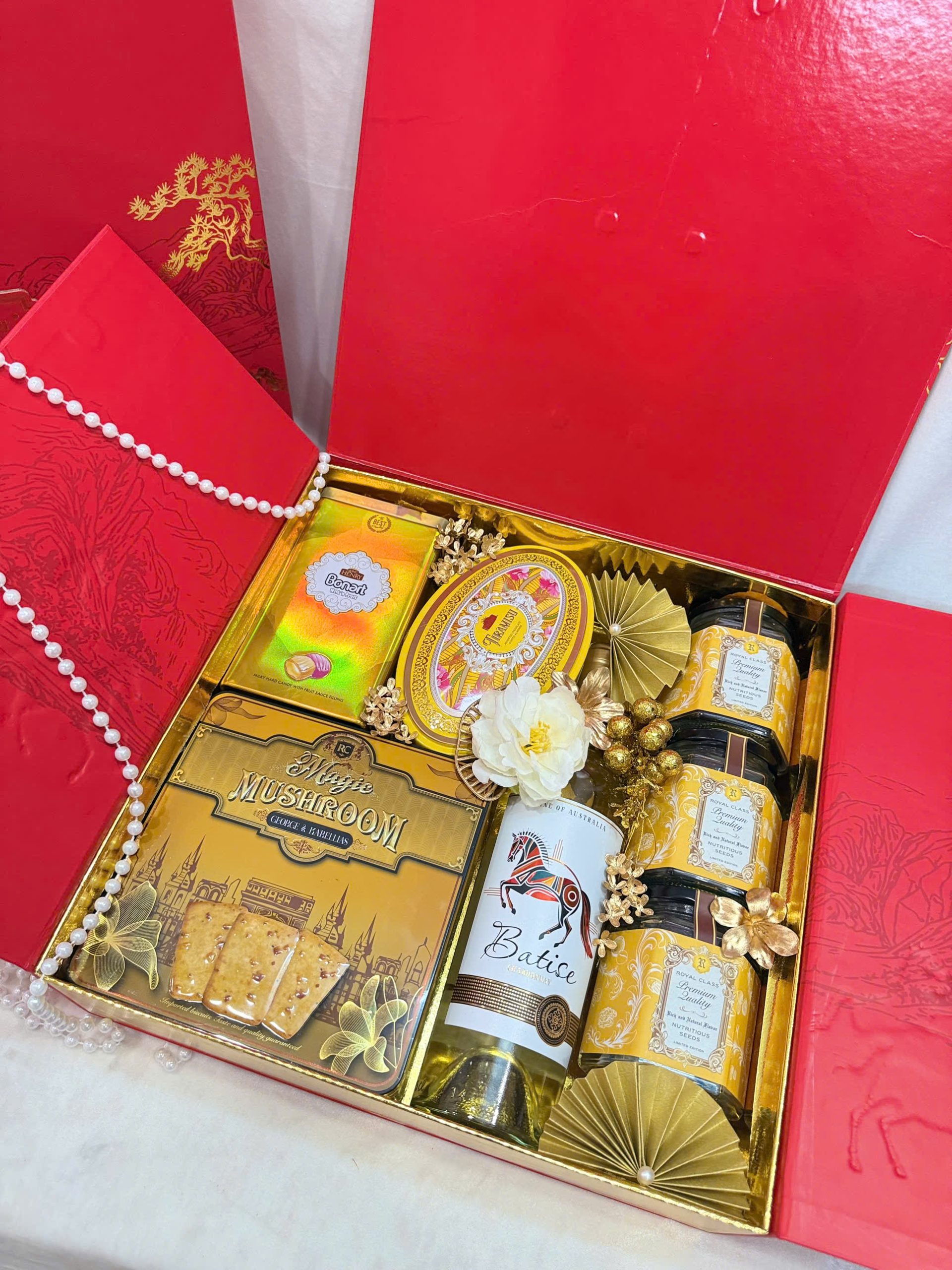 Giỏ Quà TếtTDF14 – Hộp Quà Tết Cao Cấp